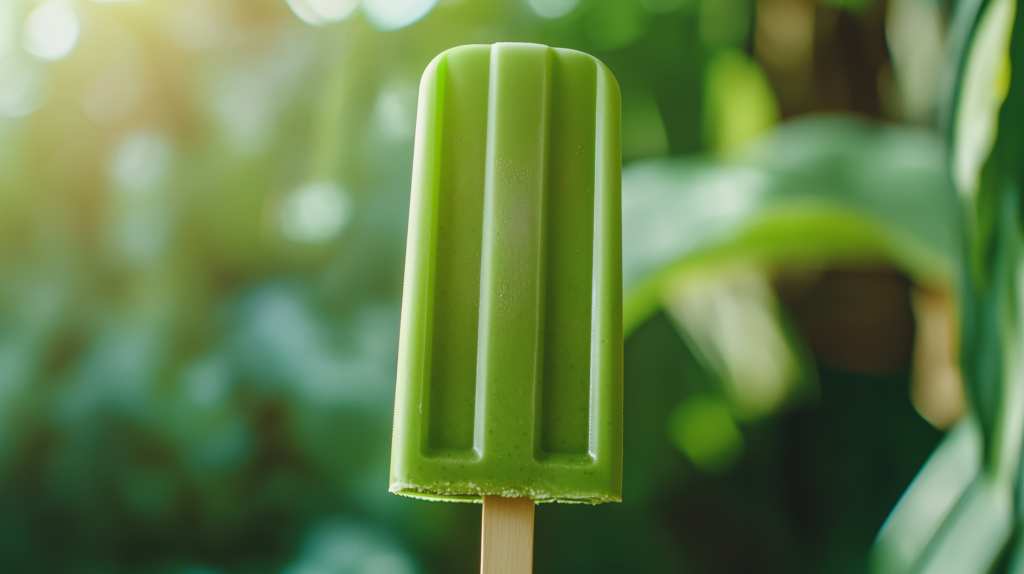 Frozen Matcha Popsicles. A modern spin on a traditional favorite.